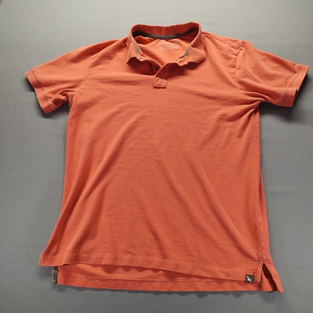 Eddie Bauer‎ Men's Outdoor Orange Polo Extra Large Shirt
